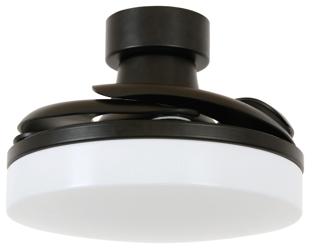 Fanaway Orbit 36" Ceiling Fan With Light, Matte Black