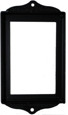 Wrought Iron House Number Frame Hacienda 1
