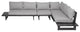 Maldives Grey Water Resistant Fabric Outdoor Patio Modular Sectional