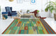 Winchester Kilim Siobhan Rust/Blue Rug, 6'6x9'8