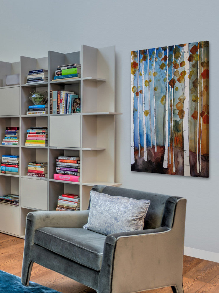 Marmont Hill, "Autumn Leaves" by Christine Lindstrom on Wrapped Canvas, 16x24