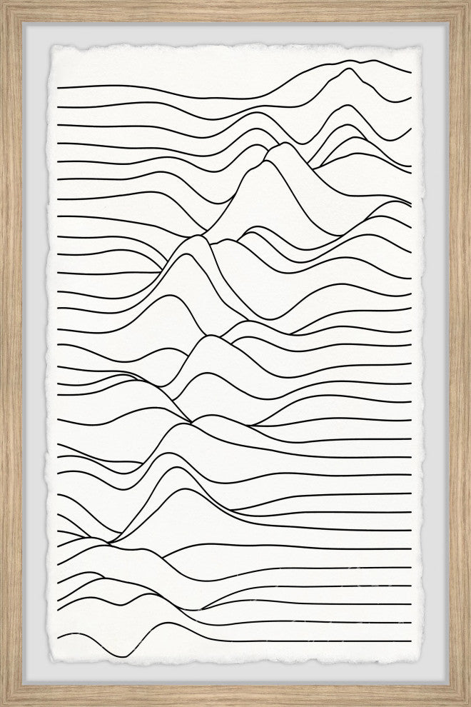 "Magnetic Anomaly" Framed Painting Print, 30x45