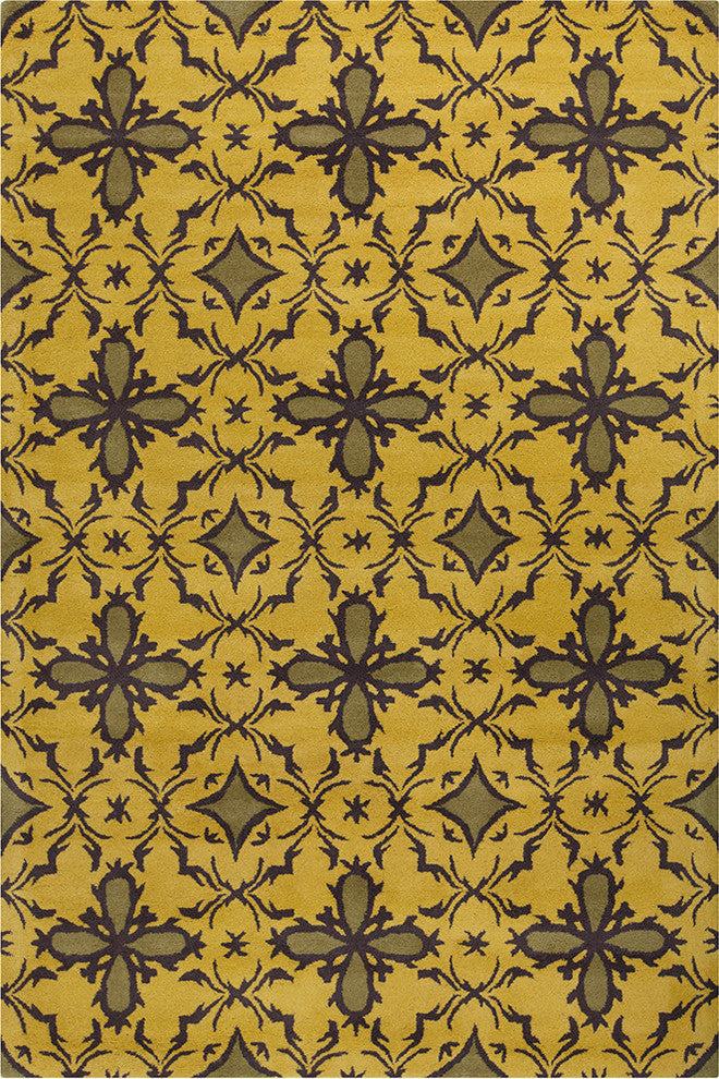 Allie Abstract Contemporary Area Rug, 8'x10'