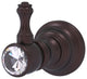 Carolina Crystal Robe Hook, Antique Bronze