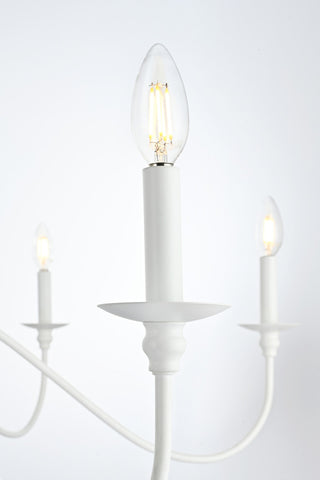 Living District Rohan 54" Chandelier in White