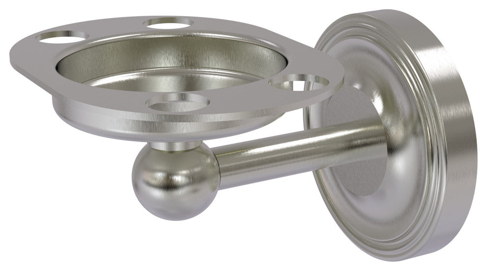 Regal Tumbler and Toothbrush Holder, Satin Nickel