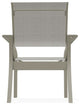Leeward Sling Stackable Outdoor Dining Chair, Deacon/Storm