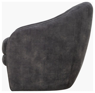 Galey Alix x Livabliss Hatcher GAHT-001 Accent Chair, Grey, 31"H x 32"W x 32"D