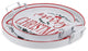 2-Piece Merry Christmas Trays With Side Handles