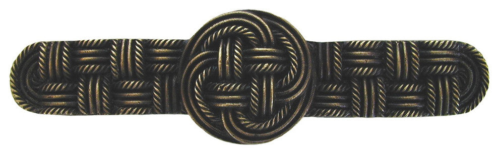 Classic Weave Pull Antique Brass, Antique Brass