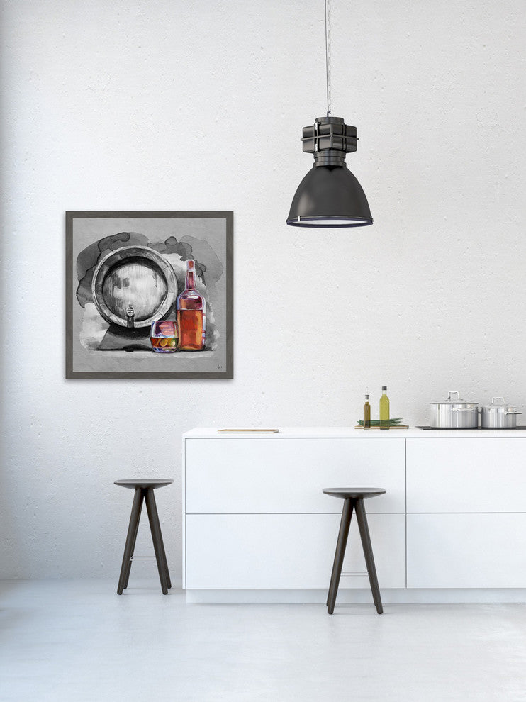"Pick the Right One" Framed Painting Print, 32"x32"