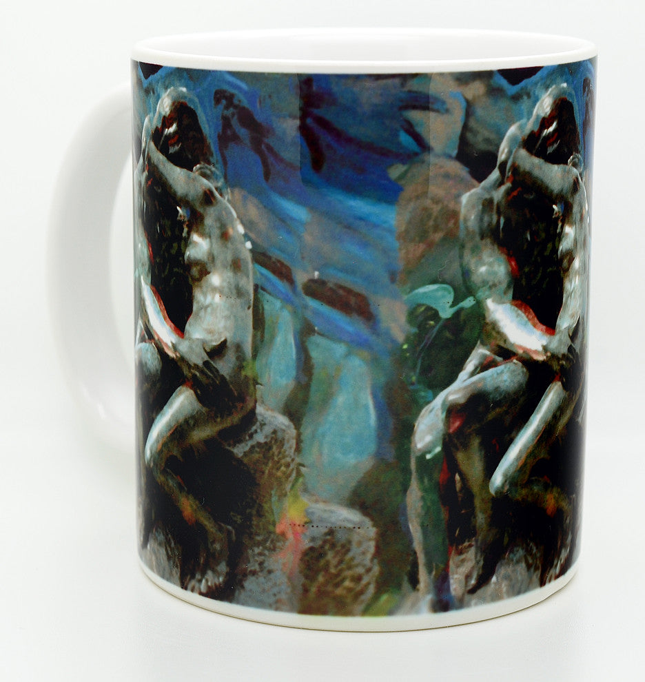 Rodin "The Kiss" Mug Art by Mark Lewis