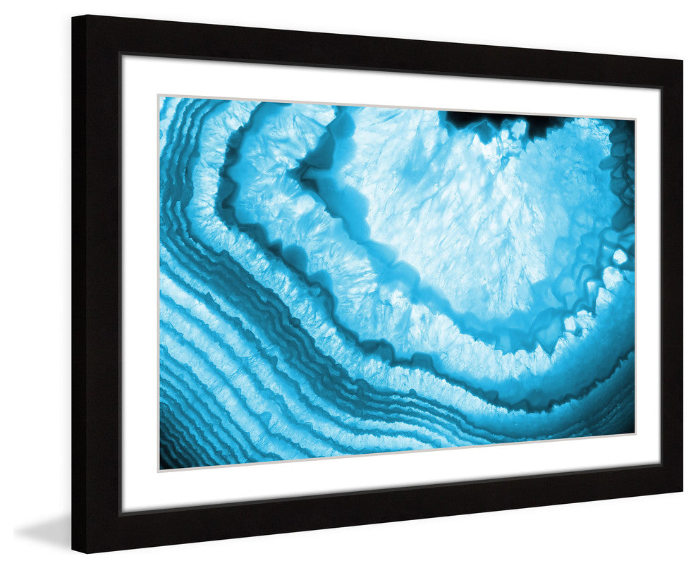 "Snow Ridges" Framed Art Print