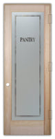 Pantry Door - Classic - Douglas Fir (stain grade) - 30" x 96" - Knob on Left...