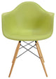 Bucket Kids Chair With Wood, Green
