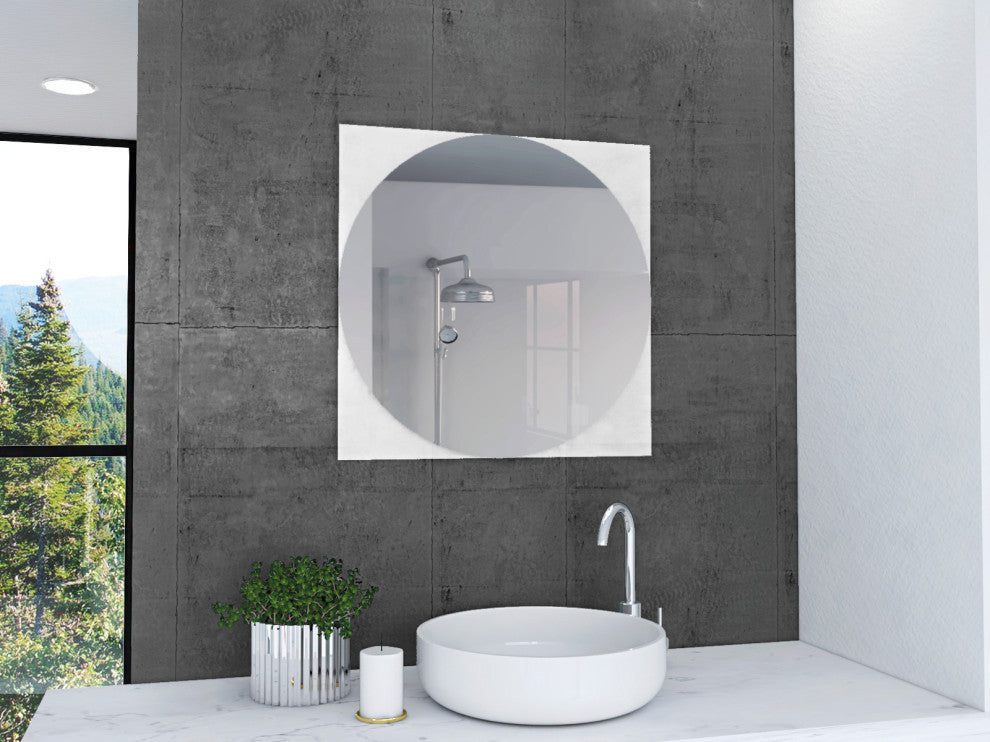 DEPOT E-SHOP Alena Mirror, Mirrored Glass