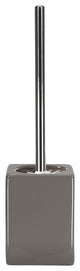 Luxury Porcelain Flash Bathroom Accessories, Toilet Brush Set, Anthracite Gray