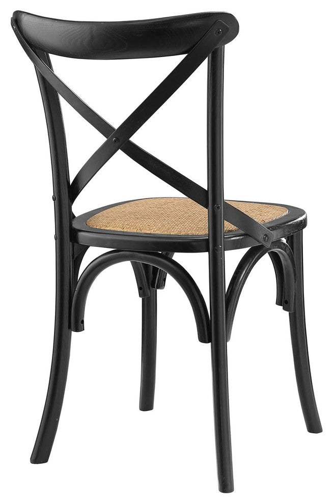 Gear Dining Side Chair Set of 4, Black