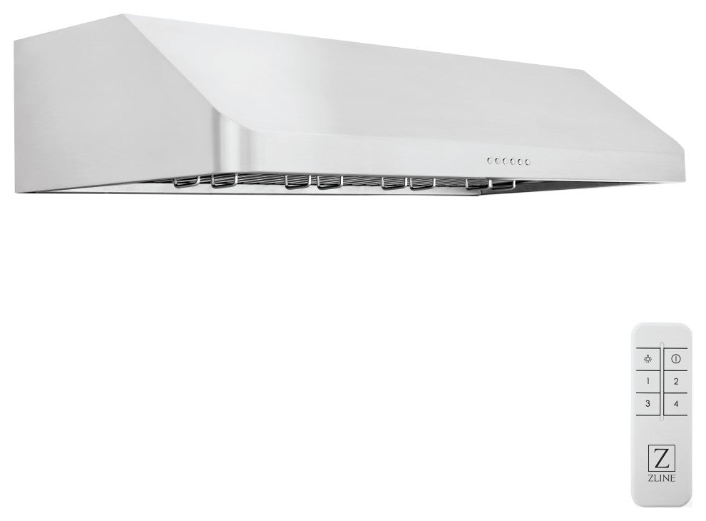 ZLINE 48 In. Wall Mount Range Hood, Stainless Steel