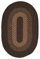 Colonial Mills Madison MD84 Roasted Brown Traditional Area Rug, Oval 2'x6'