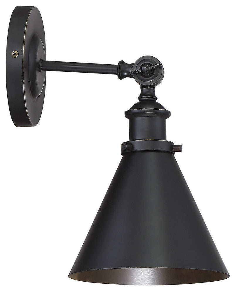 Glenn 1-Light Wall Sconce, Classic Bronze, 12"