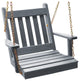 Pine Traditional English Swing, Gray Stain, 2 Foot