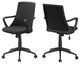 HomeRoots 24" x 22.5" x 78" Black Foam Mdf Metal Multi Position Office Chair
