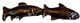 Fish Pair Pull - Bronzed Black, SIE-681582