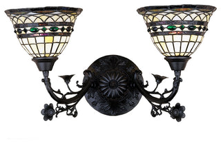 21W Tiffany Roman 2 LT Wall Sconce 613