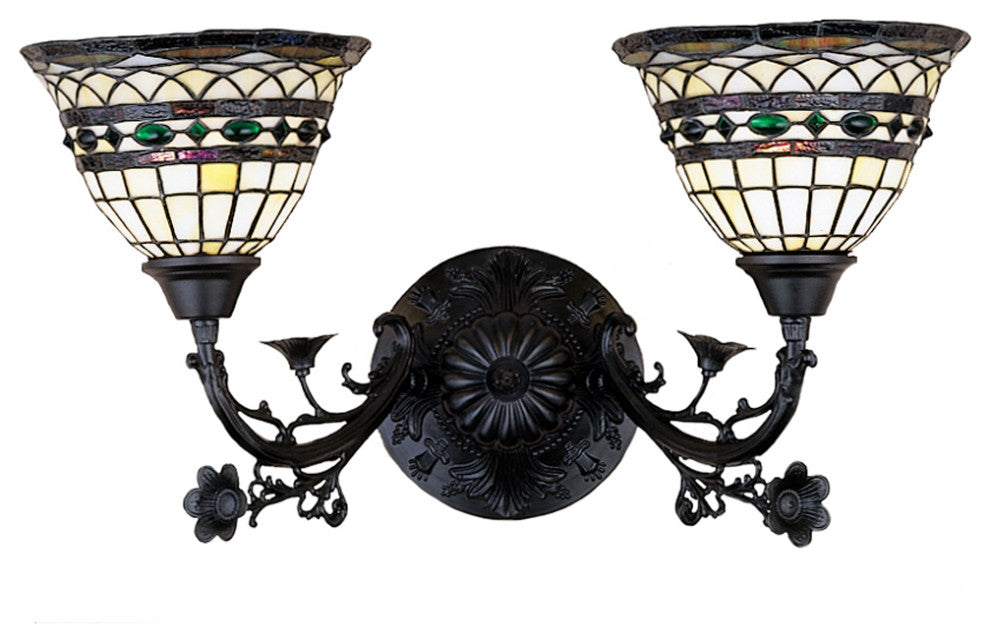 21W Tiffany Roman 2 LT Wall Sconce 613