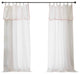 Abelia Belgian Flax Linen Curtain with Bordered Valance
