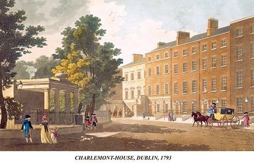 Charlemont-House, Dublin, 1793- Canvas Poster 20" x 30"