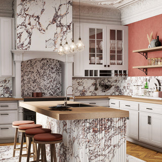 Touche Chevron Rubis Porcelain Floor/Wall Tile