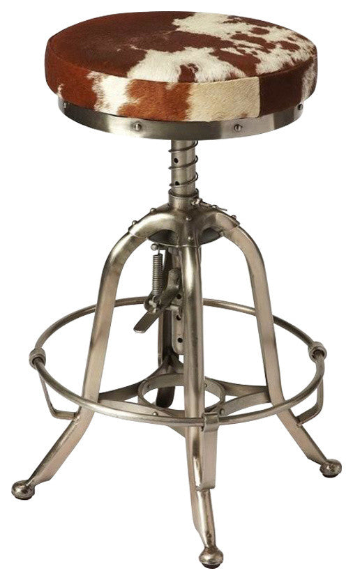 Industrial Chic Barstool, Multi-Color