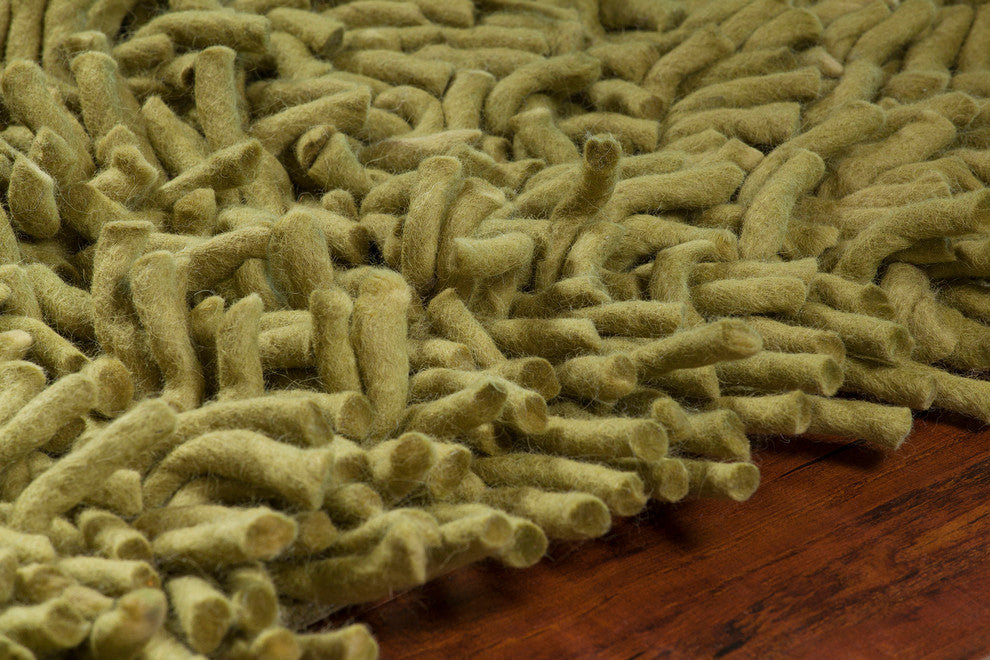 Montaro Contemporary Area Rug, Green, 9'x13'