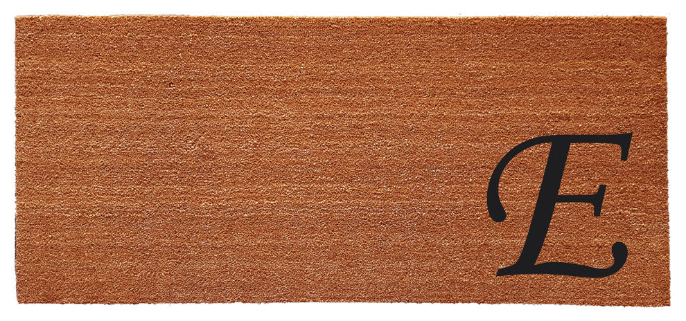 Urban Chic Monogram Doormat 2'x4', Letter E