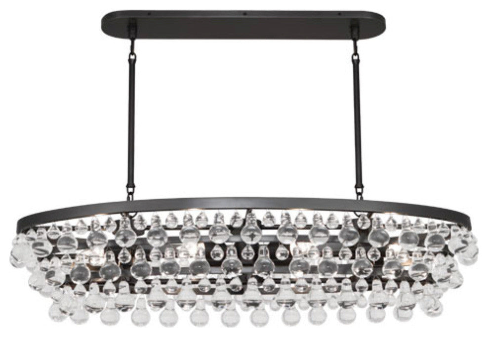 Bling Chandelier, Deep Patina Bronze