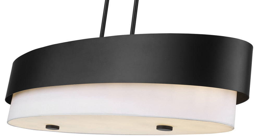 Z-LITE 5-Light Island, Matte Black
