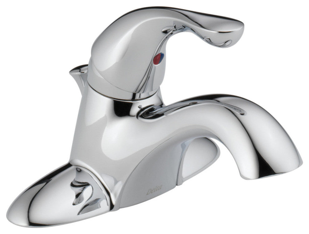 Delta Classic Single Handle Centerset Bathroom Faucet, Chrome, 520-MPU-DST