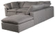 Clay Dream Modular Sectional Livesmart Fabric Light Grey