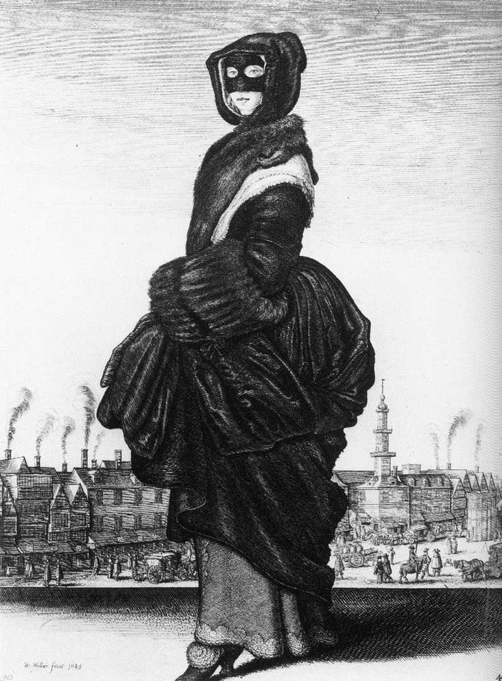 Wenceslaus Hollar A Winter, 21"x28" Wall Decal Print