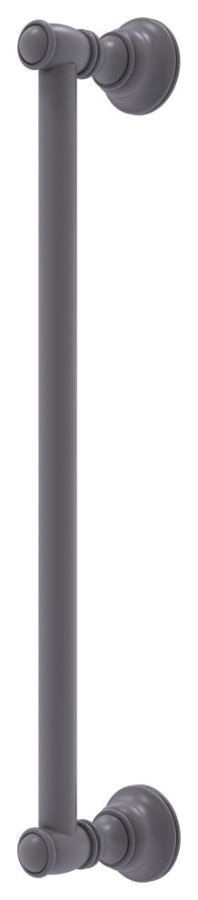 Carolina 18" Refrigerator Pull, Matte Gray