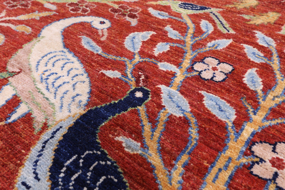 Tree Of Life Handmade Persian Rug 10' 0" X 14' 1" Q7815