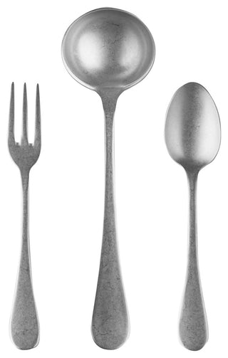 Vintage Serving Set 3-Piece Set, Pewter
