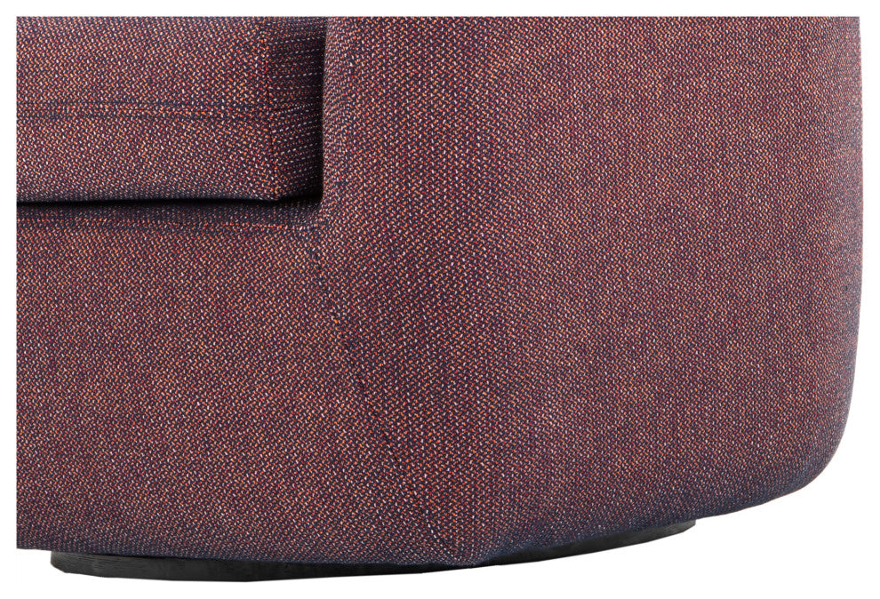 Retro Maurice Swivel Chair Rosa Orange - Orange