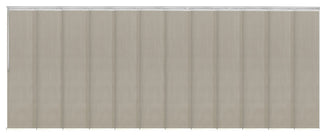 Estelle 12-Panel Track Extendable Vertical Blinds 140-260"W