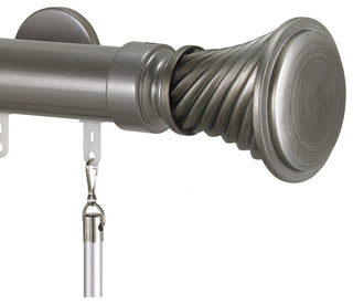 Deco Trav 2 With Elfin Finial, Antique Silver, 84