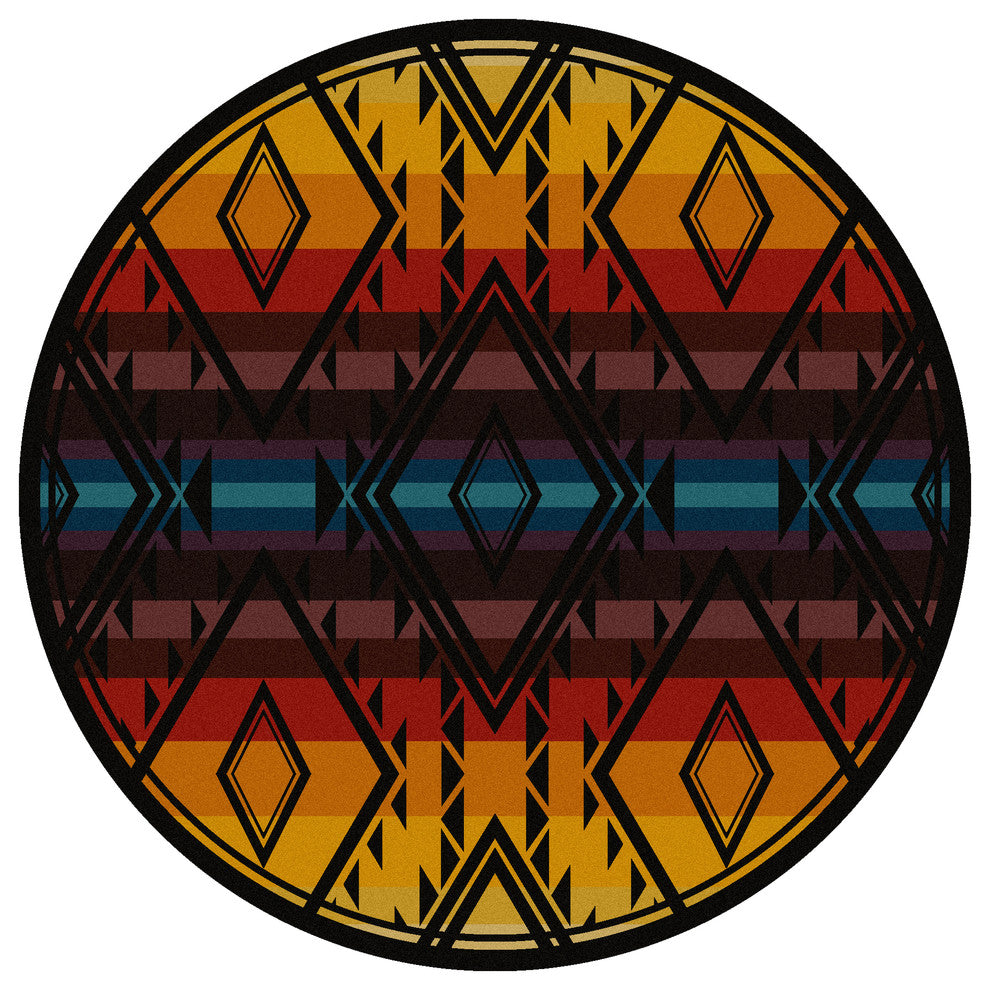 Rainmaker Rug, Bright, 7'7x7'7