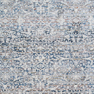 Couristan Luxor Ludvig Antique Beige/Ocean Area Rug, 3'9"x5'4"