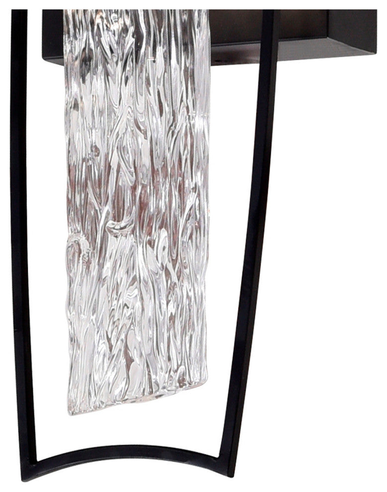 Guadiana 5 in LED Black Wall Sconce